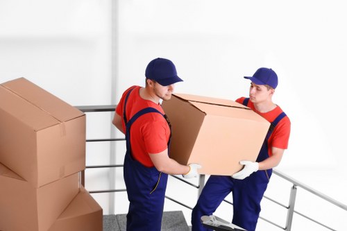 Packing and loading items into a moving truck in Shoreditch