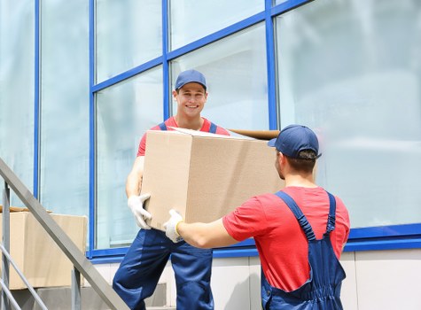 Business moving team planning a commercial relocation in Shoreditch
