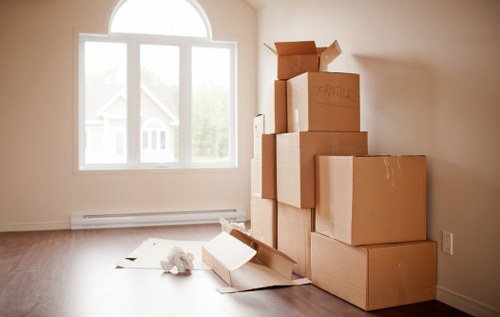 Residential removal service for a Shoreditch apartment move with stairs and narrow access